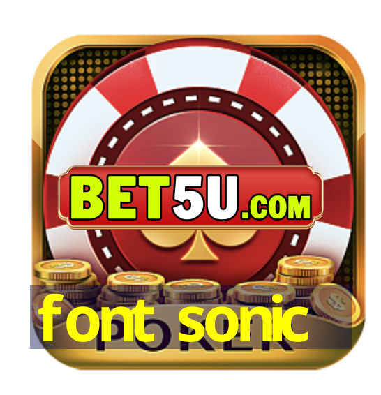 font sonic